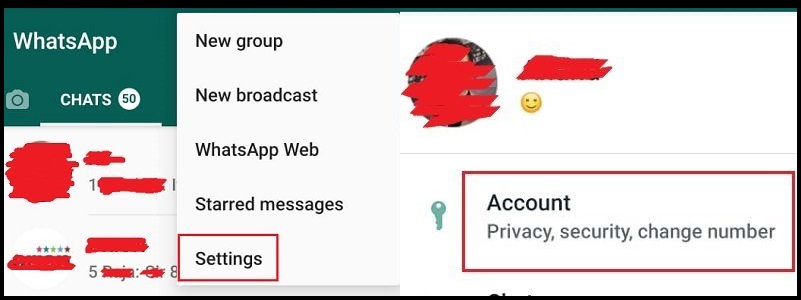آموزش مخفی کردن شماره تلفن در WhatsApp